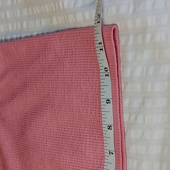 NWT Women's Pink Asymmetrical Middleon One Shoulder Crop Top Medium - Picture 7 of 10